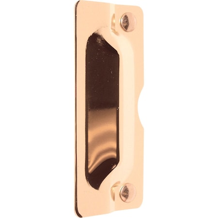 Prime-Line Prime-Line 3 in. H X 7 in. L Polished Brass Steel Latch Guard U 9502